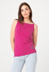 Bawełniany TOP SIMPLE - rose violet