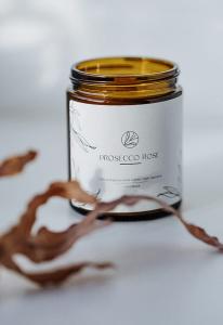 Średnia ŚWIECA SOJOWA 180 ml - Prosecco Rose