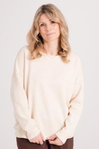 Bawełniany sweter MIKA - beż