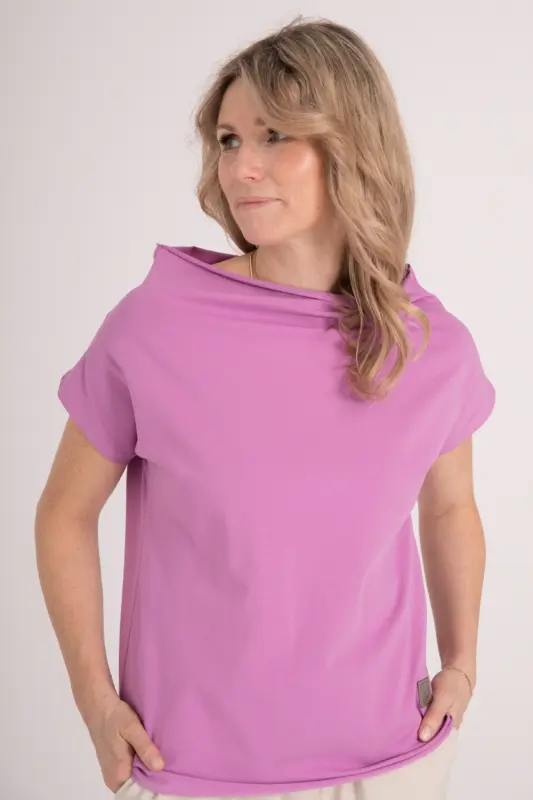 BLUZKA z bawełny organicznej NEXT - róż