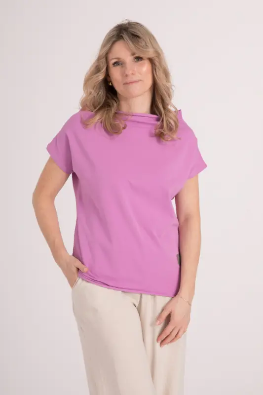 BLUZKA z bawełny organicznej NEXT - róż