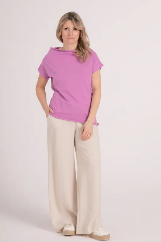 BLUZKA z bawełny organicznej NEXT - róż