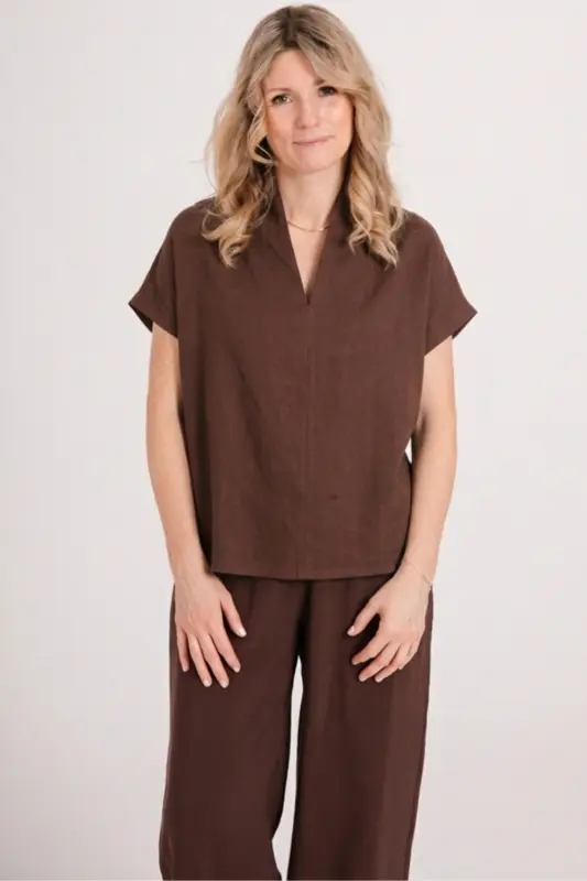 BLUZKA ROSSI - czekolada