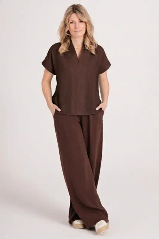 BLUZKA ROSSI - czekolada