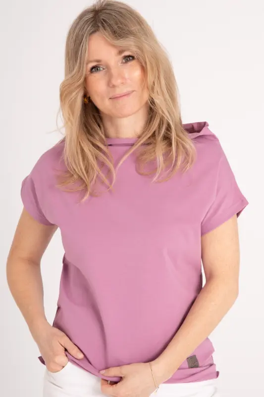 BLUZKA z bawełny organicznej NEXT - lawenda