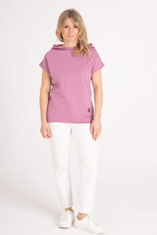 BLUZKA z bawełny organicznej NEXT - lawenda