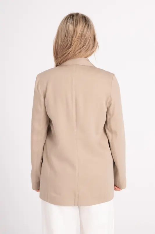 Klasyczna MARYNARKA Damska SILVIA - beż