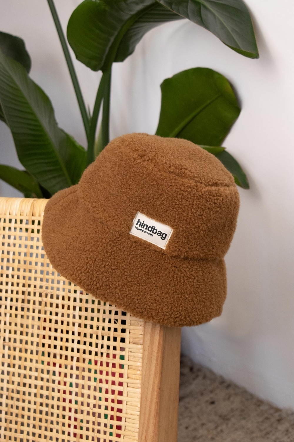 Kapelusz bucket hat Hindbag BOB Teddy - camel