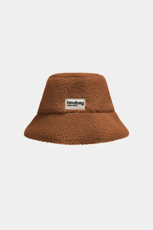 Kapelusz bucket hat Hindbag BOB Teddy - camel