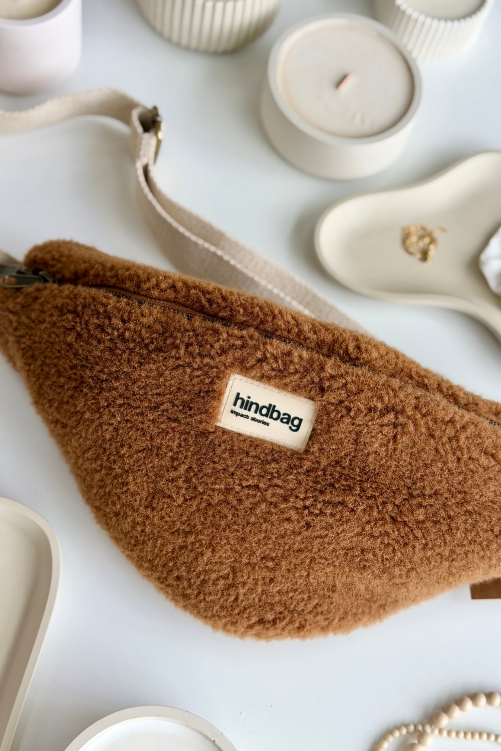 Nerka Hindbag SASHA Teddy - camel