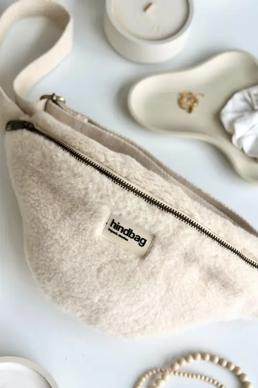Nerka Hindbag SASHA Teddy - śmietanka